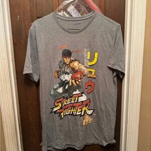 Men’s Short Sleeve Street Fighter Large Old Navy Shirt (NEW)